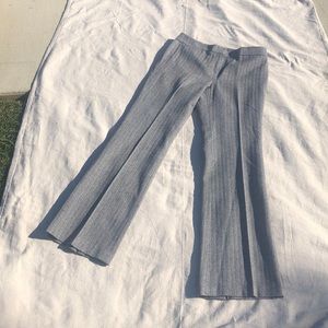 b+w twill weave wool trousers